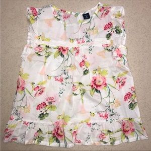 🌴3/$20 Gap Kids Sleeveless Floral Top
